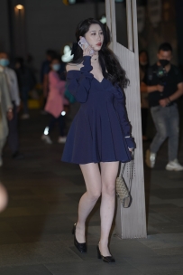 【精选街拍】Vol.3382 蓝色短裙女神 [162P-2.46GB]